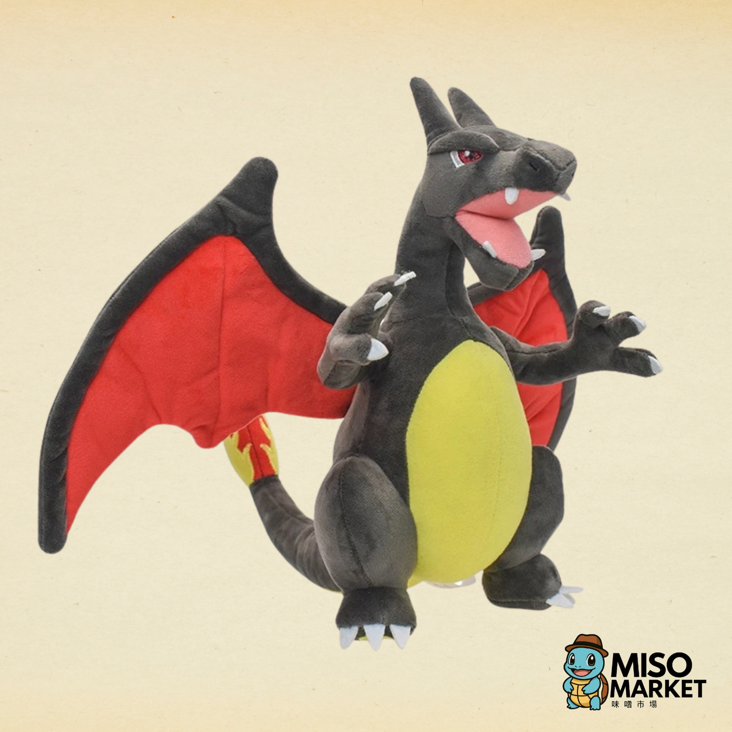 CHARIZARD BLACK PLUSHIE