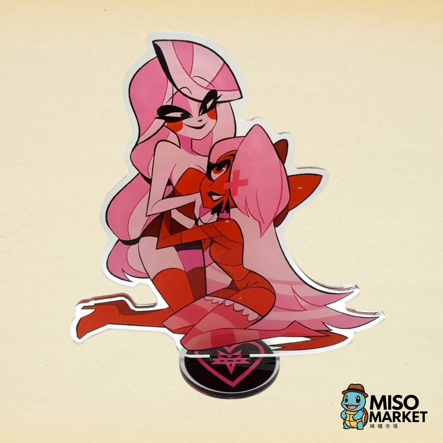 CHARLIE AND VAGGIE COUPLE ACRYLIC STAND MODEL